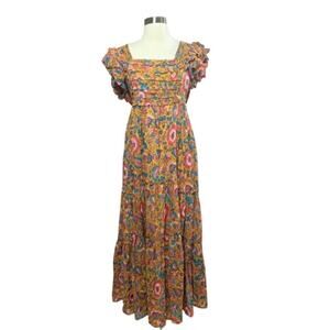 House of Harlow 1960 Floral Maxi Dress Size XS